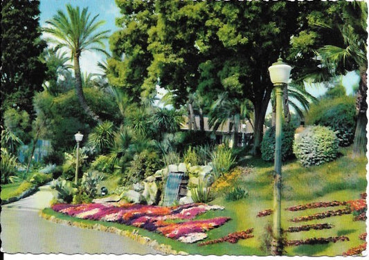 SANREMO - GIARDINI ORMOND - V1958 - ACQUARELLATA