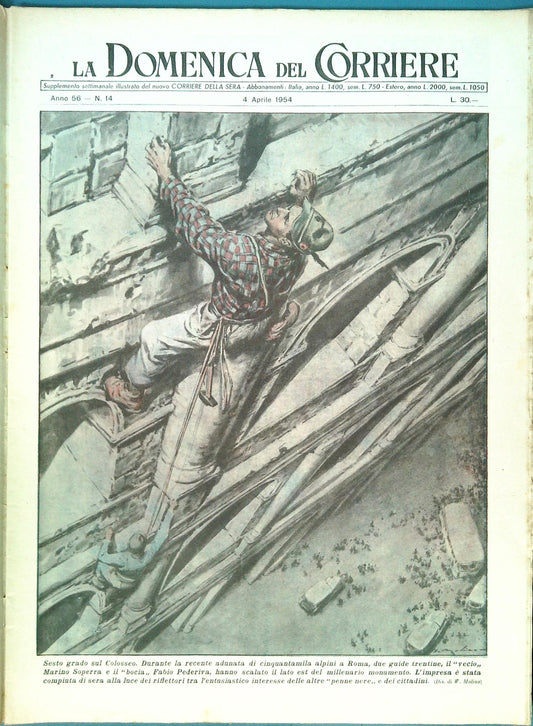 DOMENICA DEL CORRIERE N. 14 - 4 APRILE 1954