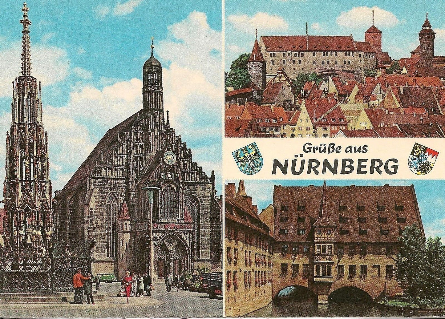 SALUTI DA NORIMBERGA/GRÜSS AUS NÜRNBERG - 3VEDUTE/3BILDER - NV/NG