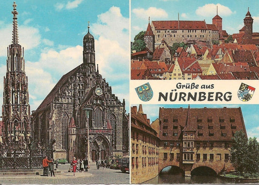 SALUTI DA NORIMBERGA/GRÜSS AUS NÜRNBERG - 3VEDUTE/3BILDER - NV/NG