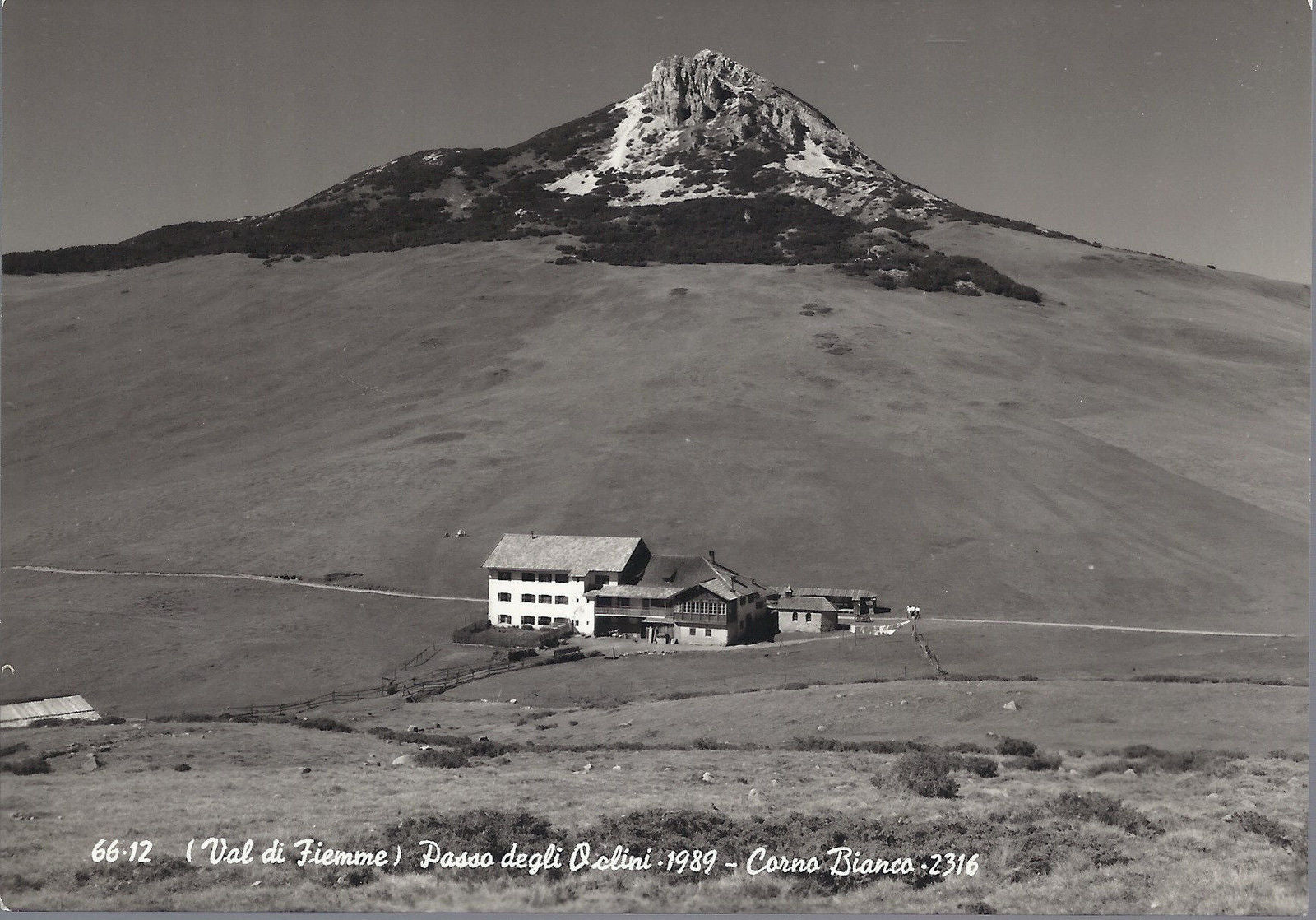 PASSO DI OCLINI - CORNO BIANCO - VAL DI FIEMME - NV