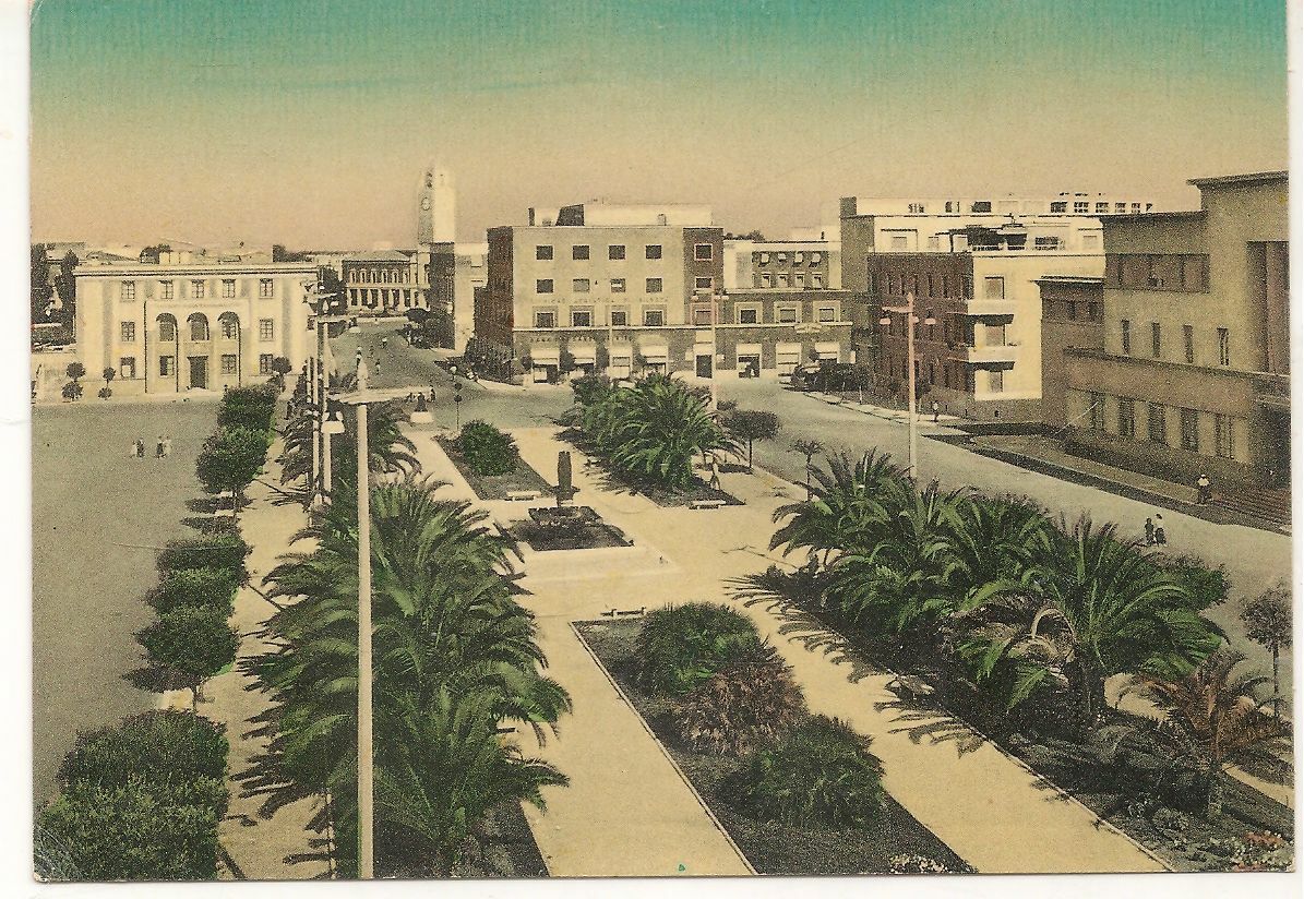 LATINA - PIAZZA DELLA LIBERTA' - NV - ACQUARELLATA