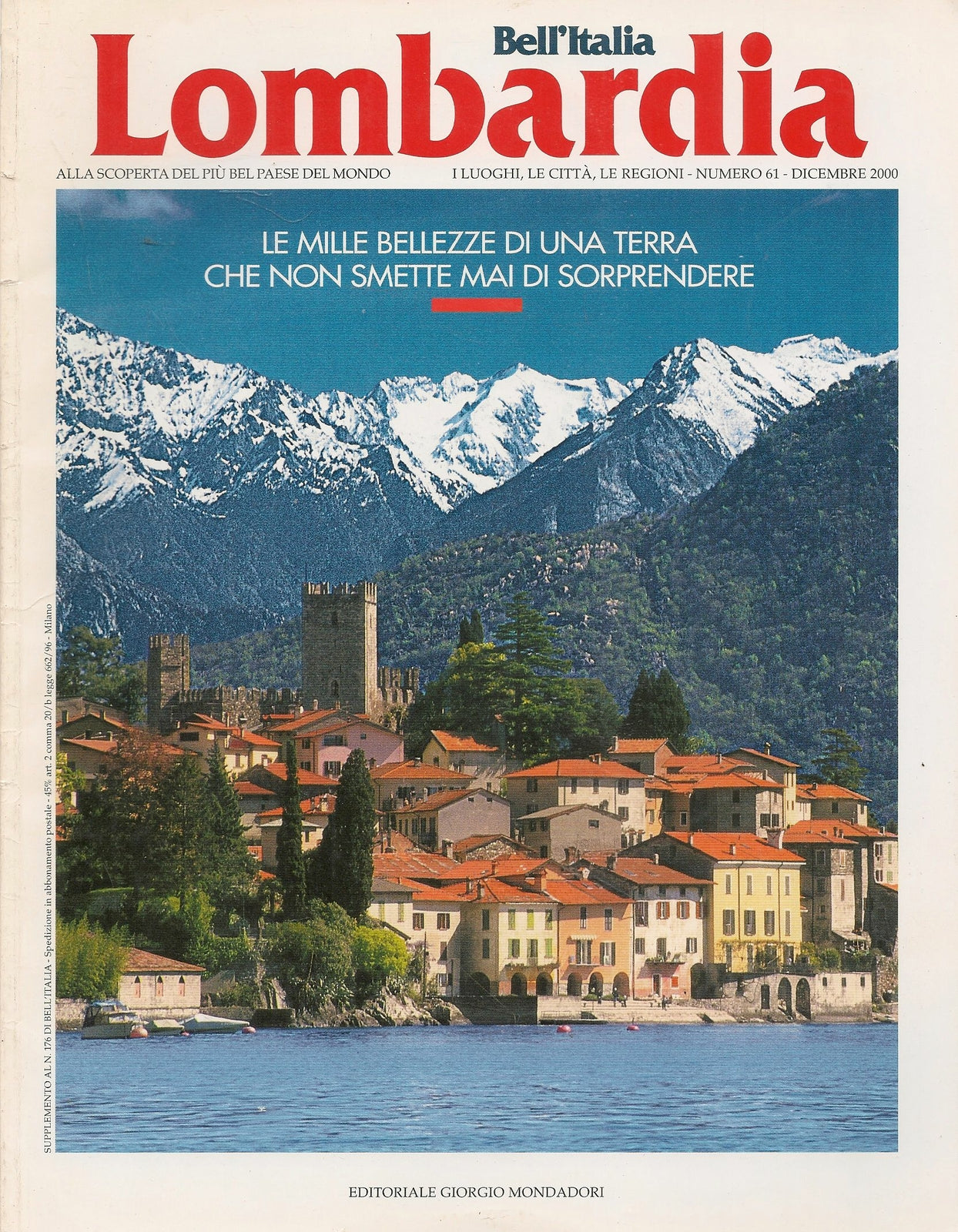 BELL'ITALIA N. 61 - LOMBARDIA - DICEMBRE 2000