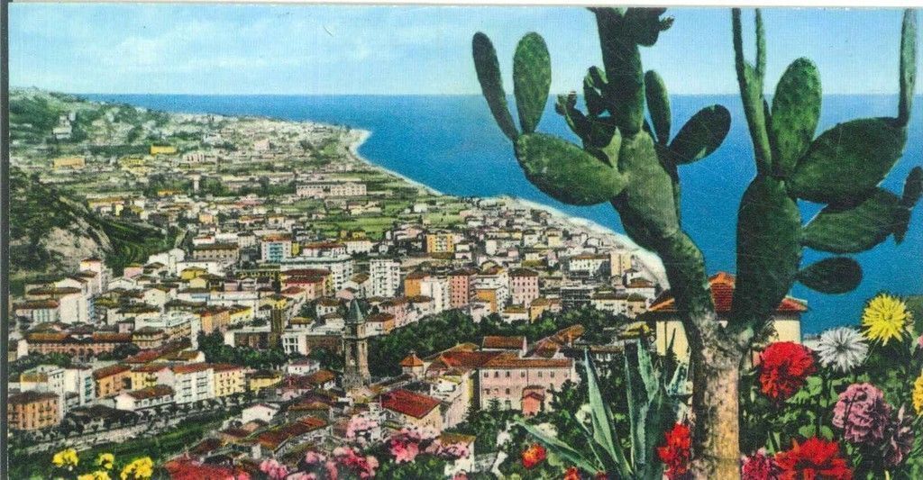 VENTIMIGLIA - PANORAMA DA PONENTE - VSD - BABYCARD