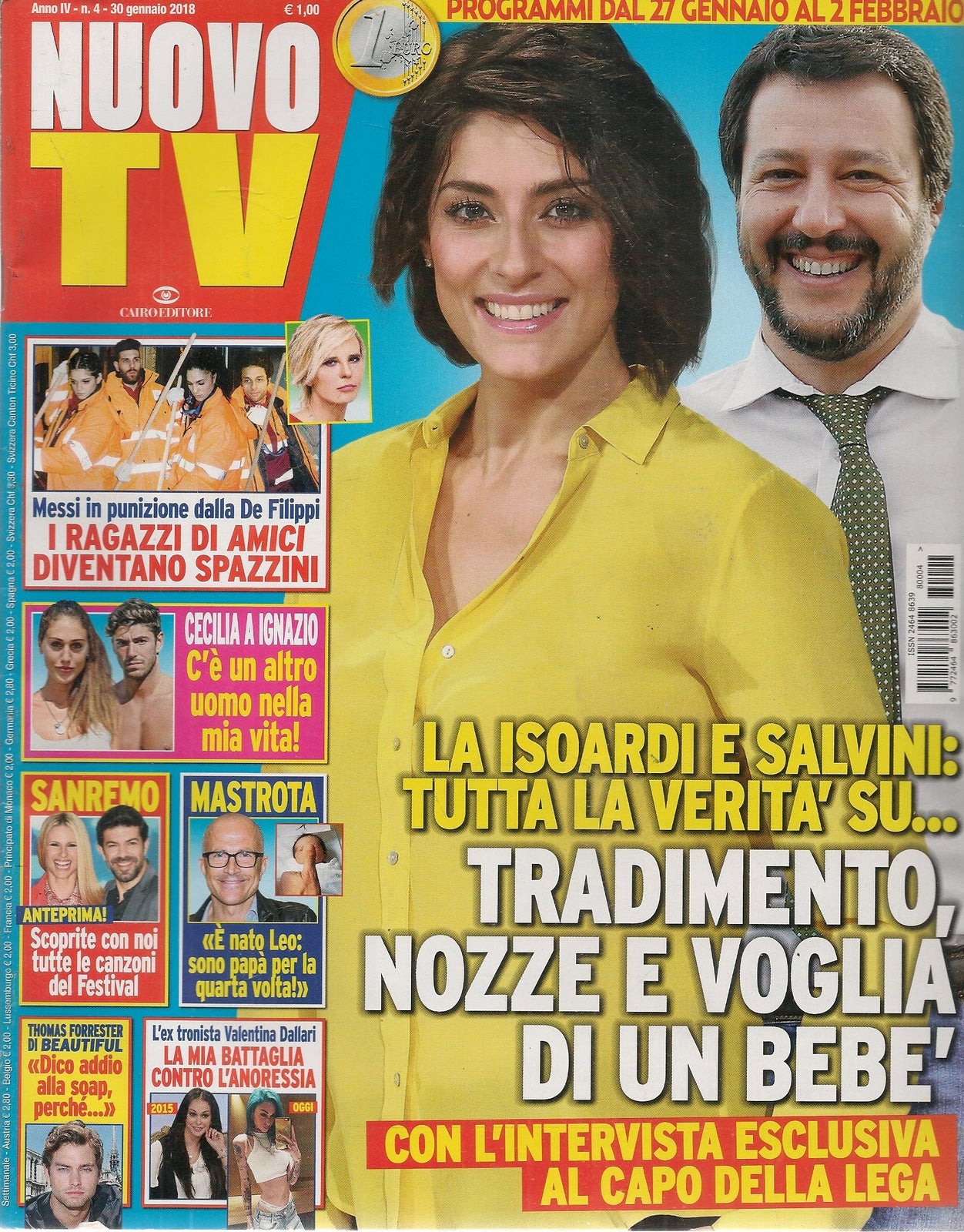 NUOVO TV 30 GENNAIO 2018 -  ISOARDI-SALVINI - MASTROTA - VALENTINA DALLARI