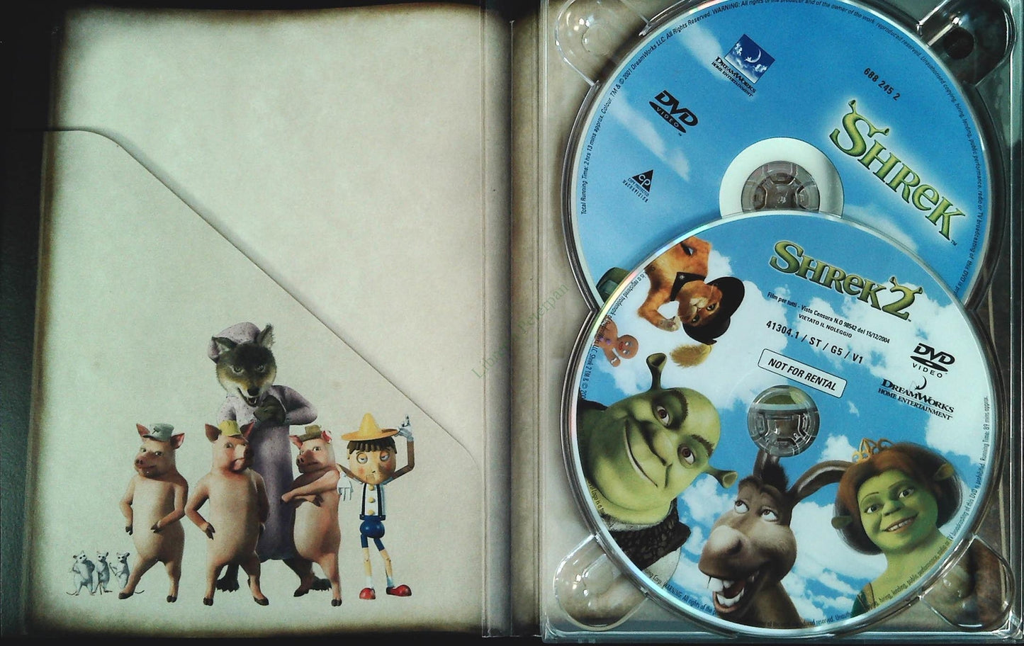 THE SHREK COLLECTION - SHREK 1 e SHREK 2 - DVD