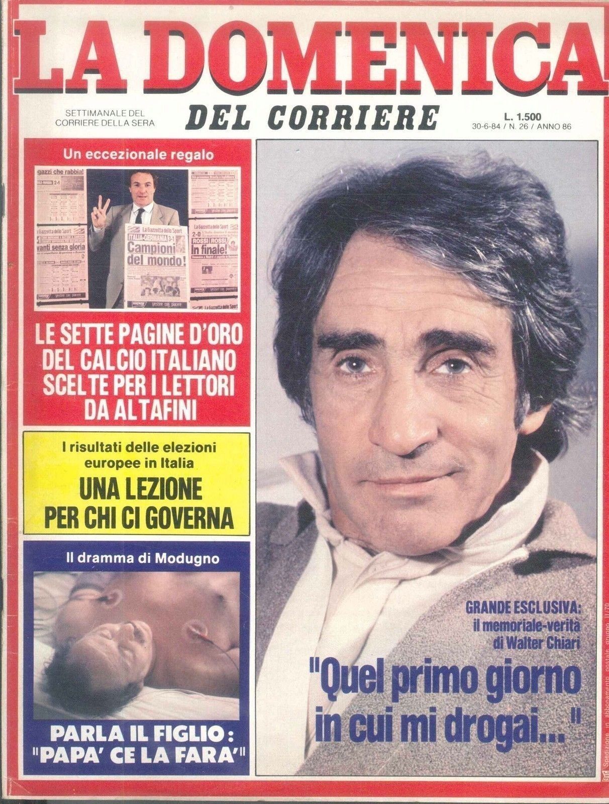 DOMENICA DEL CORRIERE N 26 - 30 GIUGNO 1984