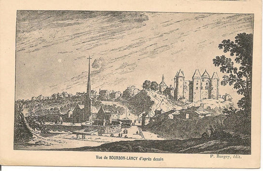 BOURBON - LANCY - PANORAMA/VUE GENERALE - NV