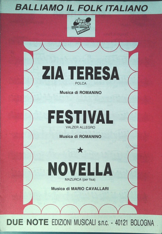 ZIA TERESA-FESTIVAL-NOVELLA - SPARTITO-SHEET MUSIC