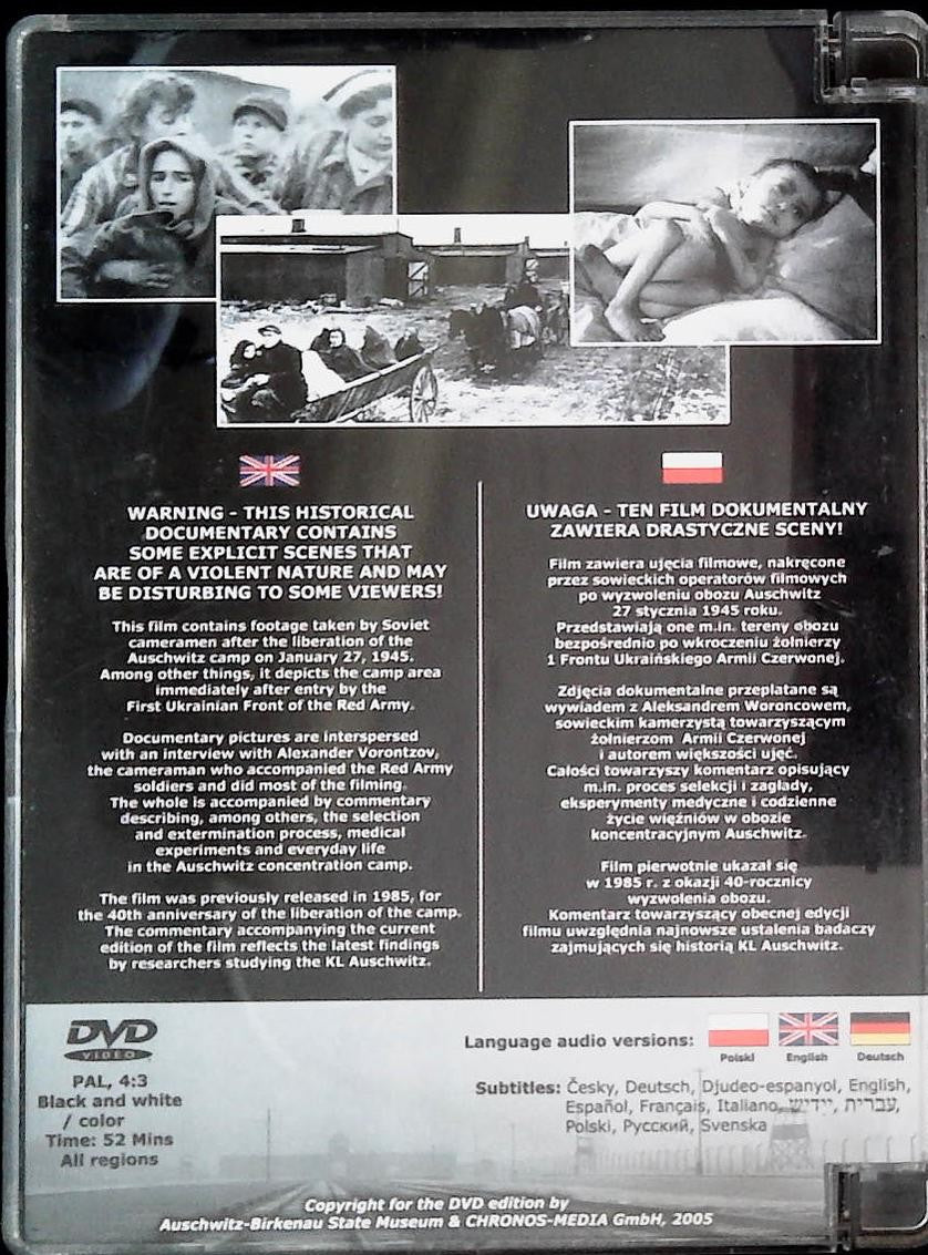 THE LIBERATION OF AUSCHWITZ - DVD - english deutsch and polski language