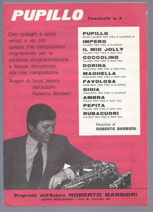 11 BRANI DI ROBERTO BARBIERI # SPARTITO