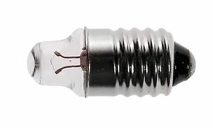 LAMPADINA TRASPARENTE 1,2V - 0,2A - CONF. 2 PEZZI