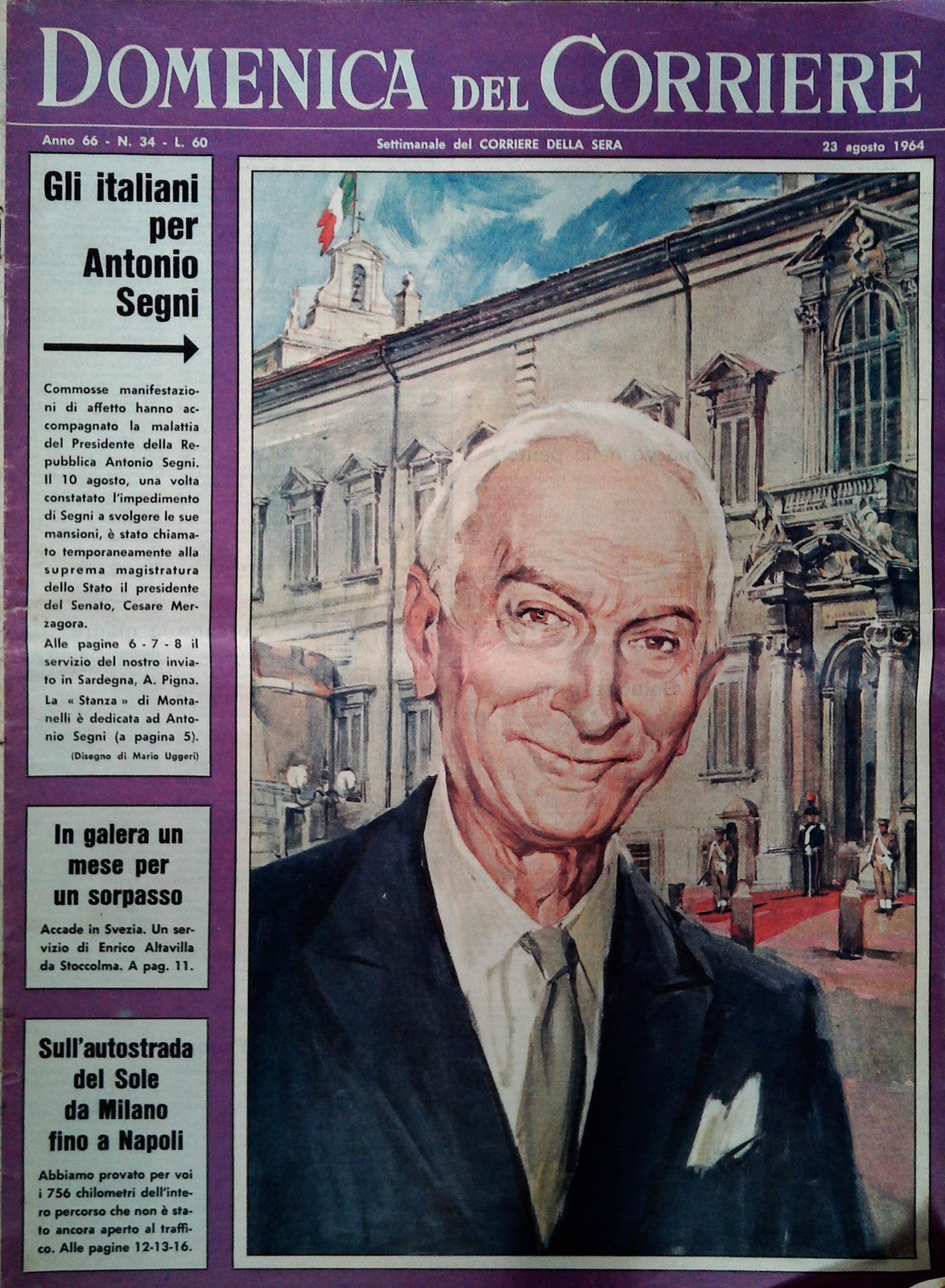 DOMENICA DEL CORRIERE 23 AGOSTO 1964