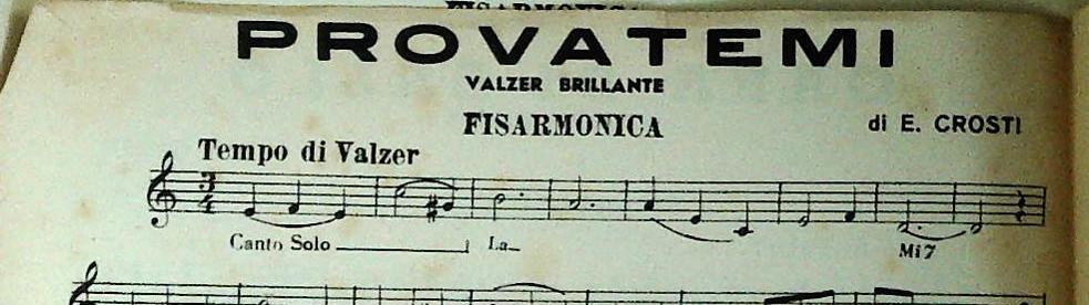 LA FISARMONICA VIRTUOSA -TRE BRANI - SPARTITO-SHEET MUSIC