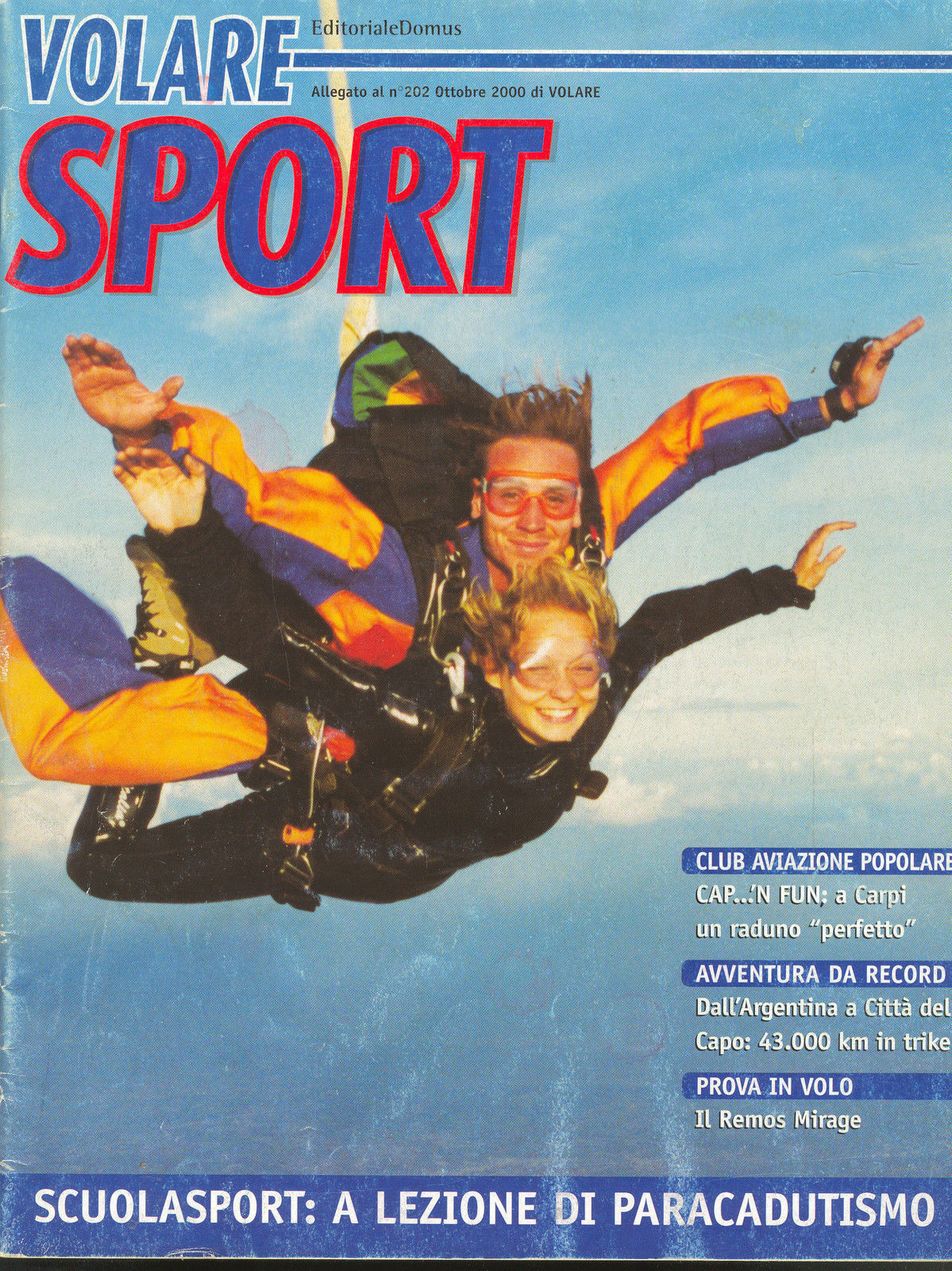 VOLARE SPORT - ALLEGATO A N 202 - OTTOBRE 2000