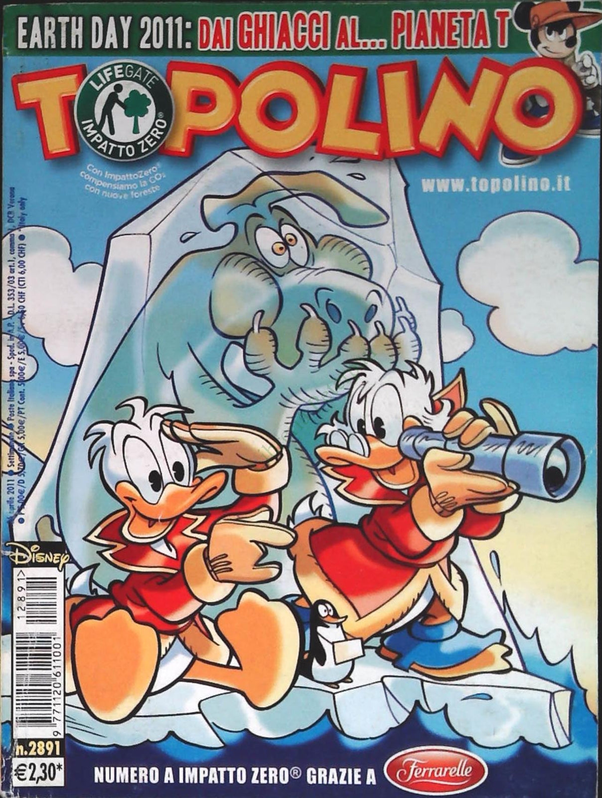 TOPOLINO N. 2891 - 26 APRILE 2011