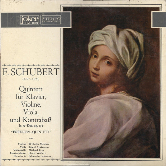 SCHUBERT - QUINTETT FUR KLAVIER VIOLINE VIOLA UND CONTRABAS - FORELLEN QUINTET