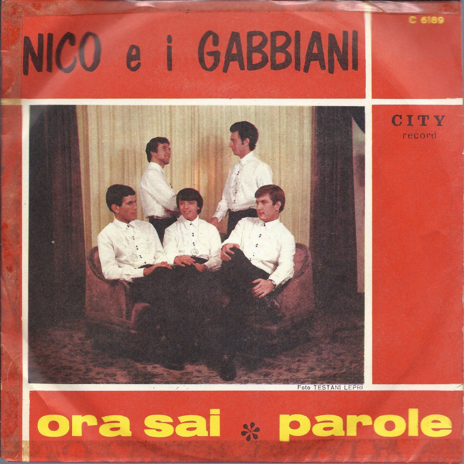ORA SAI - PAROLE # NICO E I GABBIANI (prima stampa - Italy)