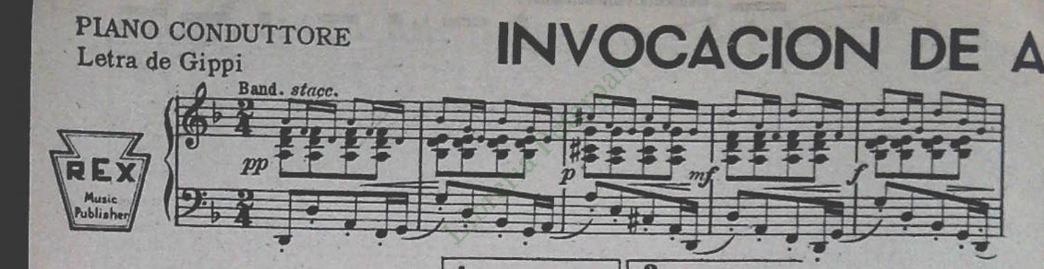 INVOCACION DE AMOR.tango  - VIDA MIA DE AMOR.tango - SPARTITO-SHEET MUSIC