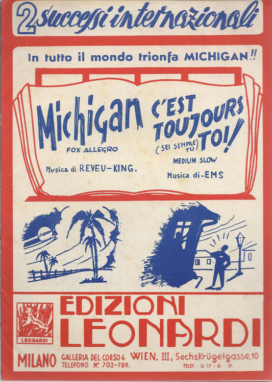 MICHIGAN  J.Reveu, H.King - C'EST TOUJOURS TOI (SEI SEMPRE TU)  Ems # SPARTITO