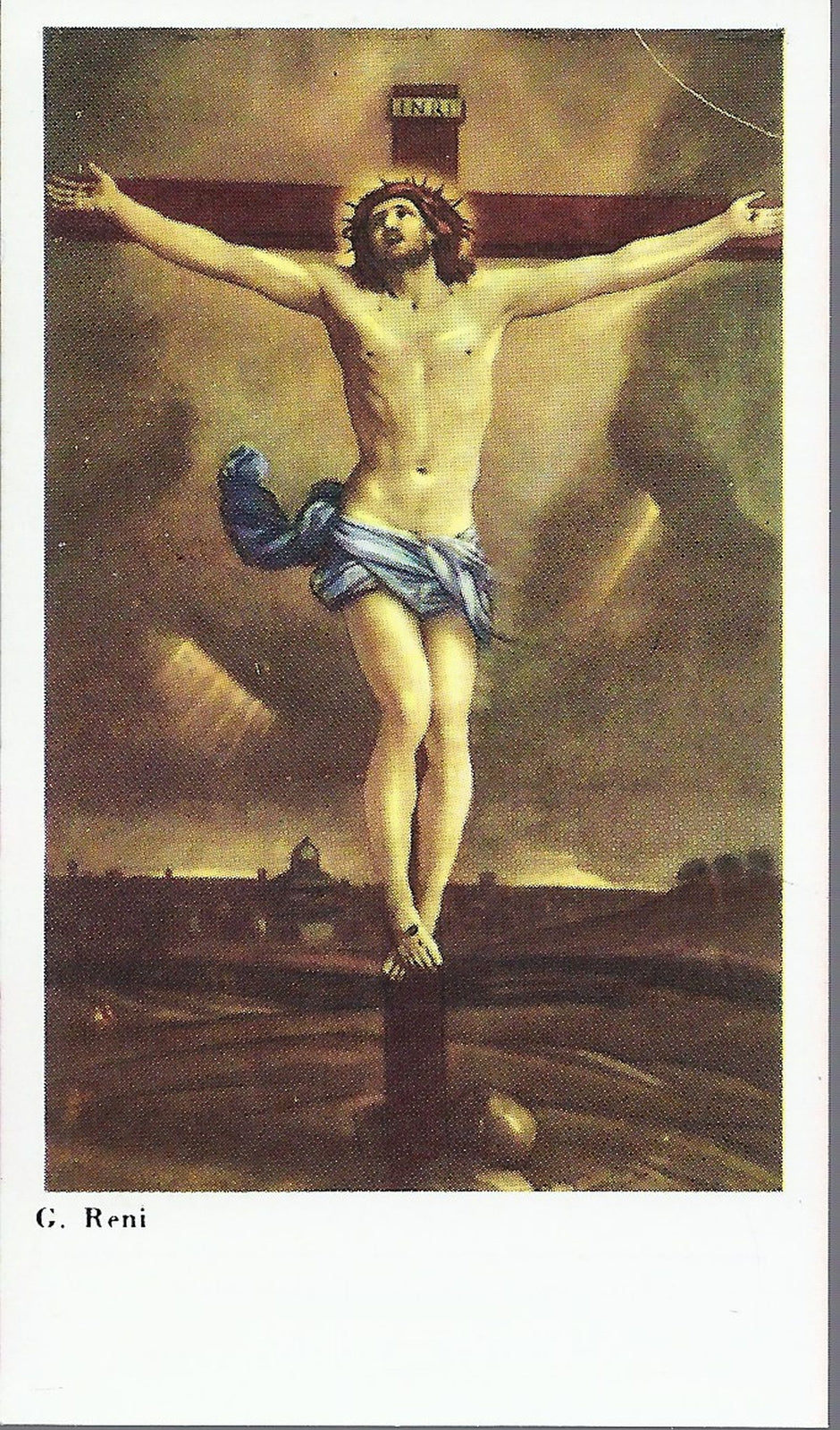 GESU  CROCIFISSO  G. Reni  - SANTINO - AS015-208 - Ed. Cigno