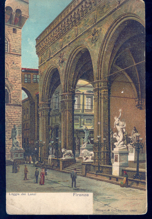 FIRENZE - LOGGIA DEI LANZI - V PRIMI '900