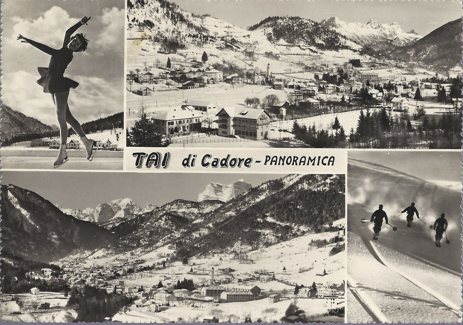 TAI DI CADORE - PANORAMICA - 4 VEDUTE - V 1964