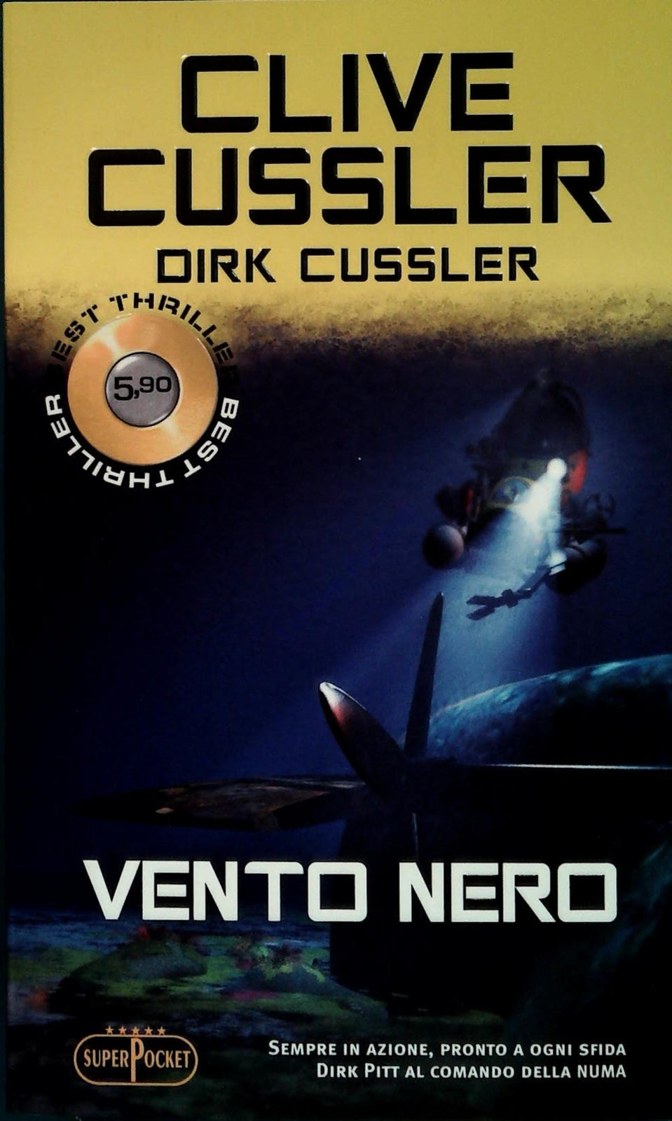 VENTO NERO - CLIVE CUSSLER - SUPERPOCKET 2010