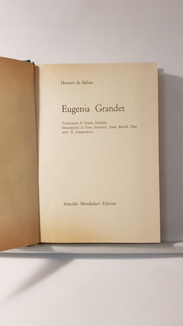EUGENIA GRANDET - HONORE' DE BALZAC