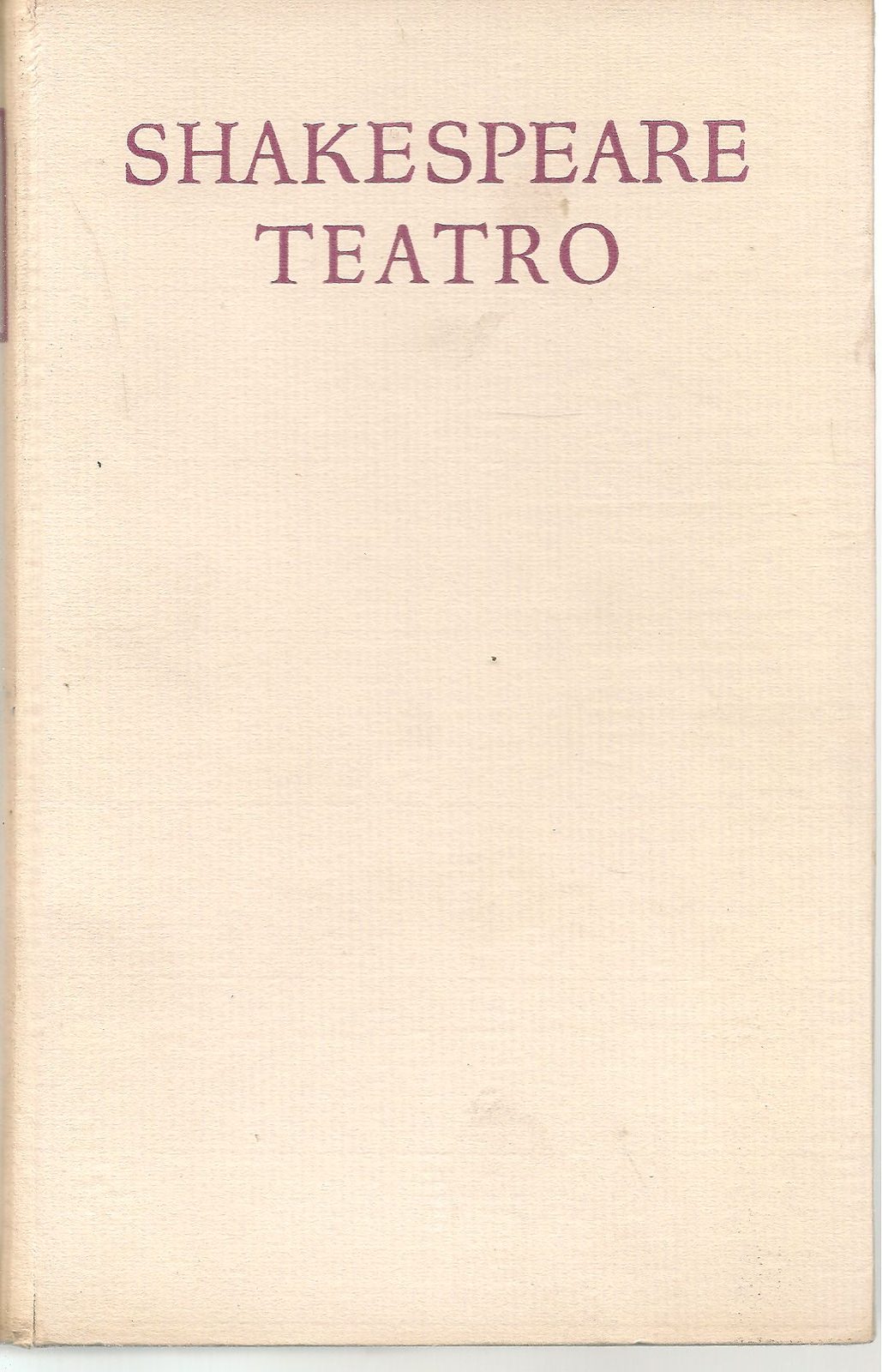 SHAKESPEARE- TEATRO - SANSONI VOL. 3