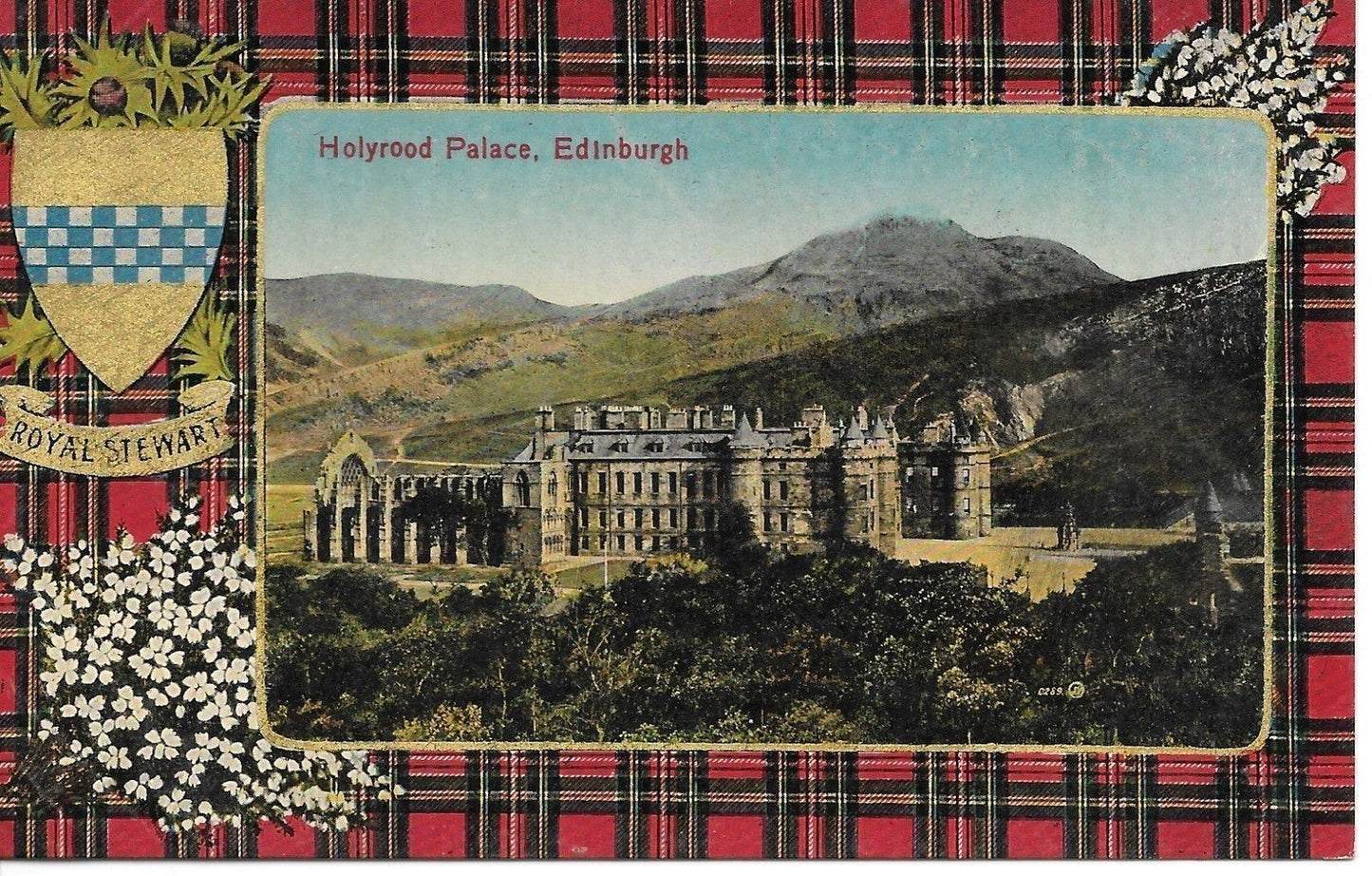 EDINBURGH - HOLYROOD PALACE - PANORAMA - NV/NT