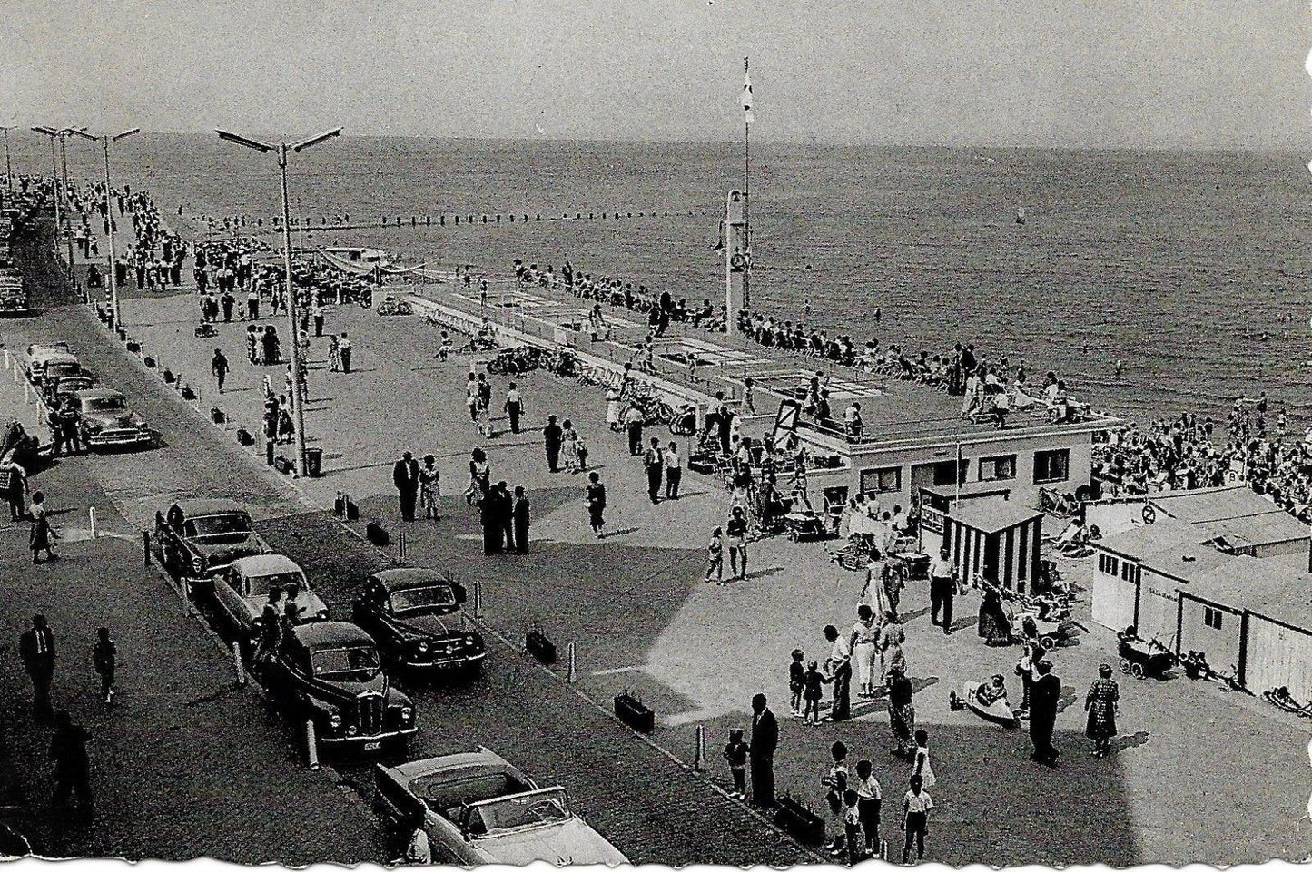 KNOKKE-ZOUTE - PANORAMA - V/G1957