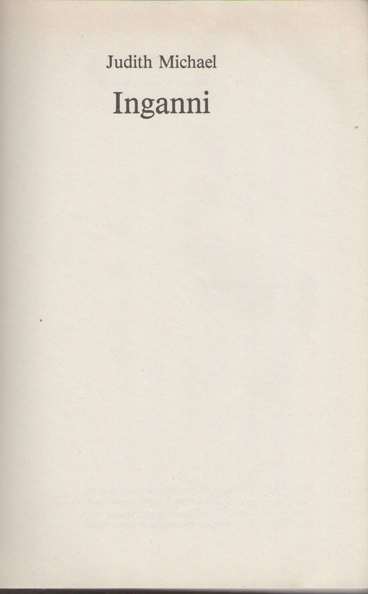 INGANNI - JUDITH MICHAEL   ED. CDE 1983