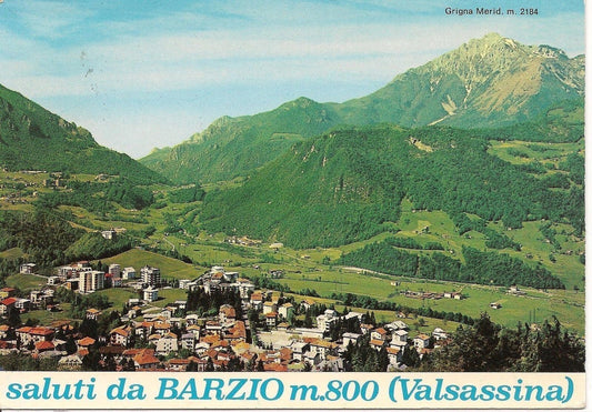 BARZIO - VALSASSINA - PANORAMA - V1971
