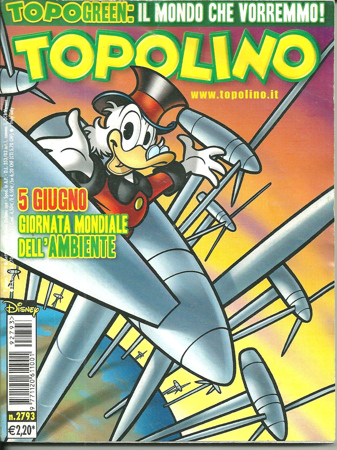 TOPOLINO N. 2793 - 9 GIUGNO 2009