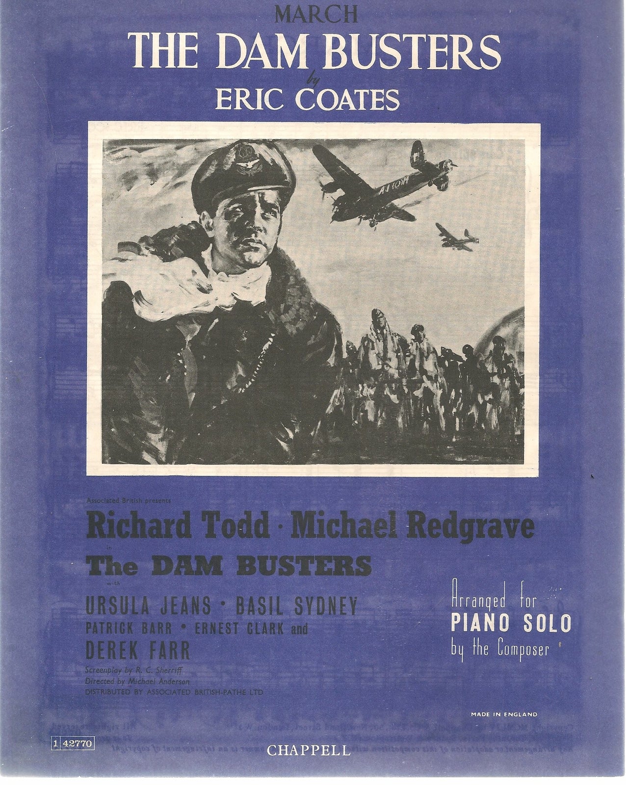 THE DAM BUSTERS - MARCH - ERIC COATES - SPARTITO SHEET MUSIC
