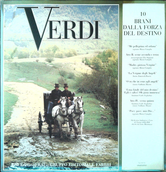 VERDI N. 10 - BRANI DALLA FORZA DEL DESTINO - EDIZIONI RAI - FABBRI