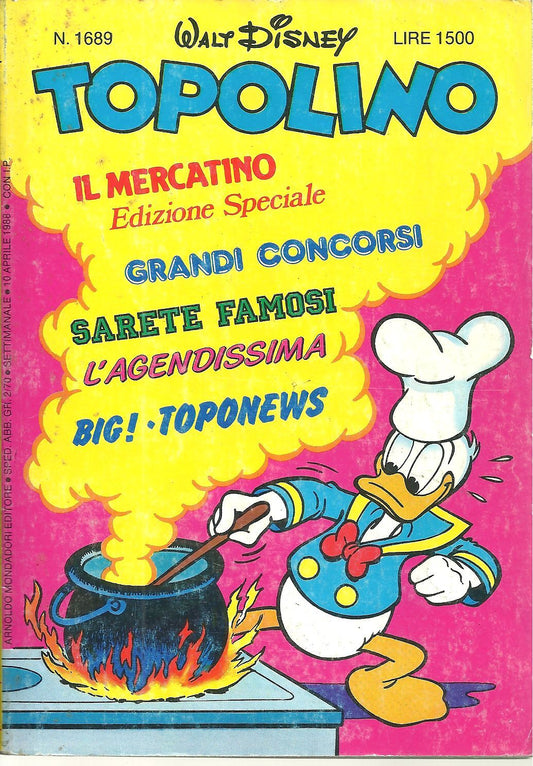 TOPOLINO N. 1689 - 10 APRILE 1988