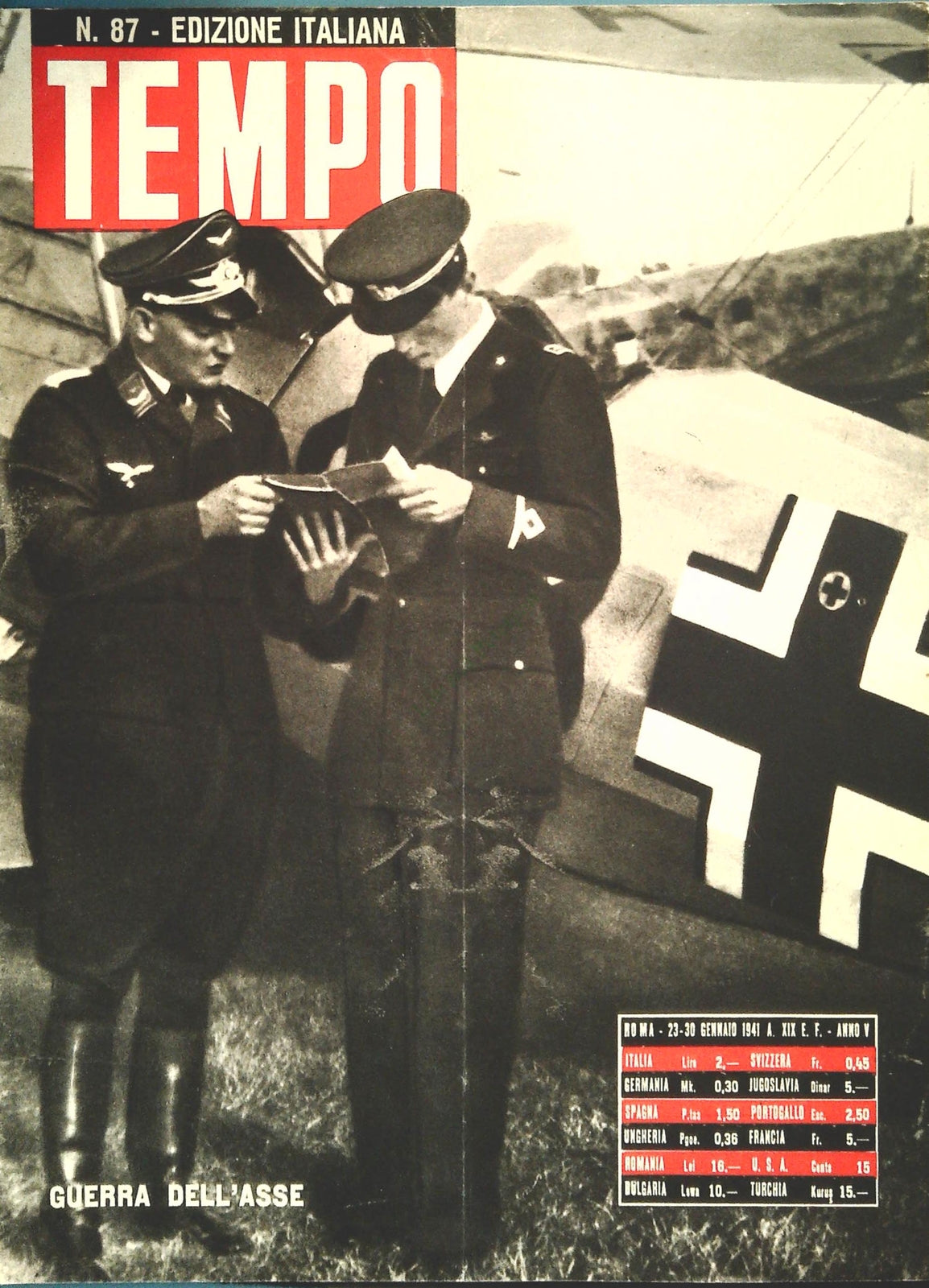 TEMPO N. 87 - GENNAIO 1941 - CONQUISTA NORVEGIA - PACE DI VERSAGLIA