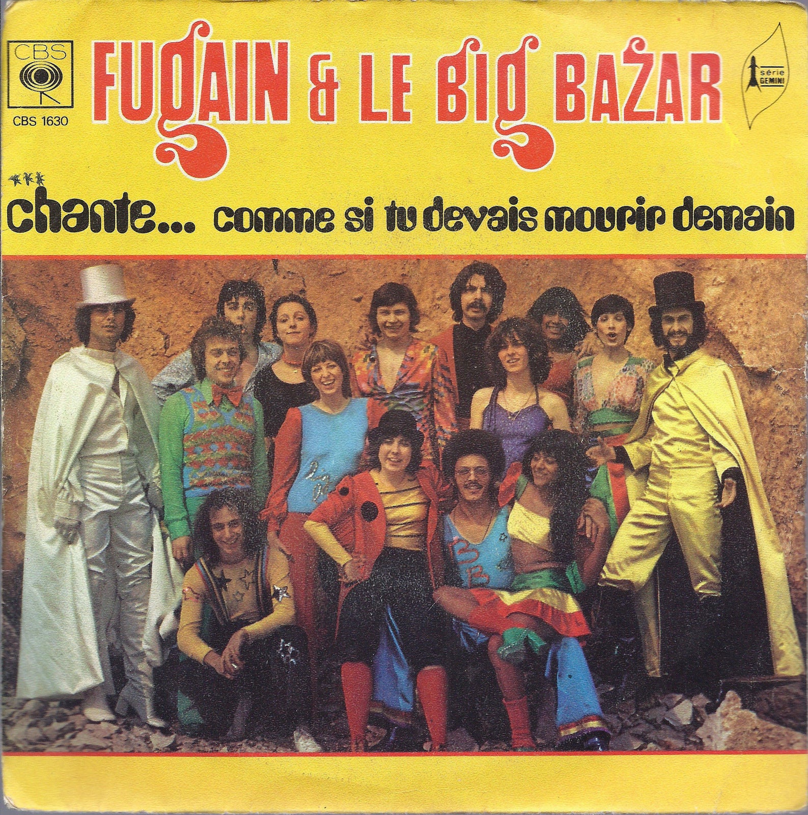 CHANTE... COMME SI TU DEVAIS MOURIR DEMAIN - JUSQU'A DEMAIN PEUT-ETRE # FUGAIN &