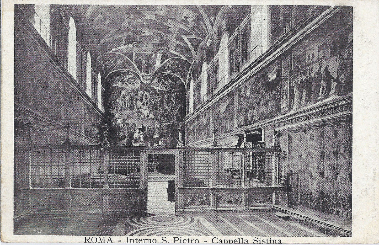 ROMA - INTERNO S. PIETRO - CAPPELLA SISTINA - NV