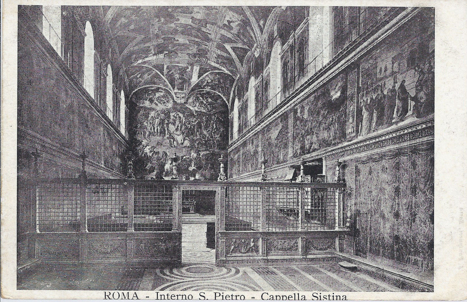 ROMA - INTERNO S. PIETRO - CAPPELLA SISTINA - NV