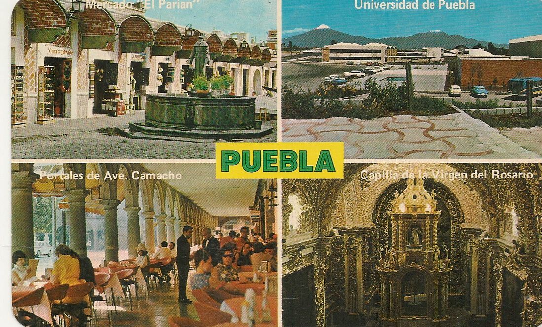 MESSICO - PUEBLA - QUATTRO VEDUTE - VB1977