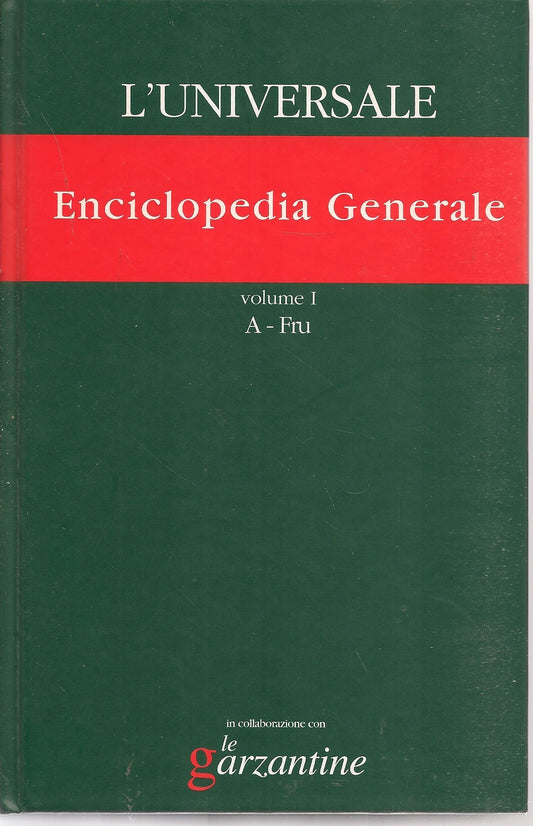 L'UNIVERSALE GRANDE ENCICLOPEDIA TEMATICA - VOL. 1 - ENCICLOPEDIA GENERALE
