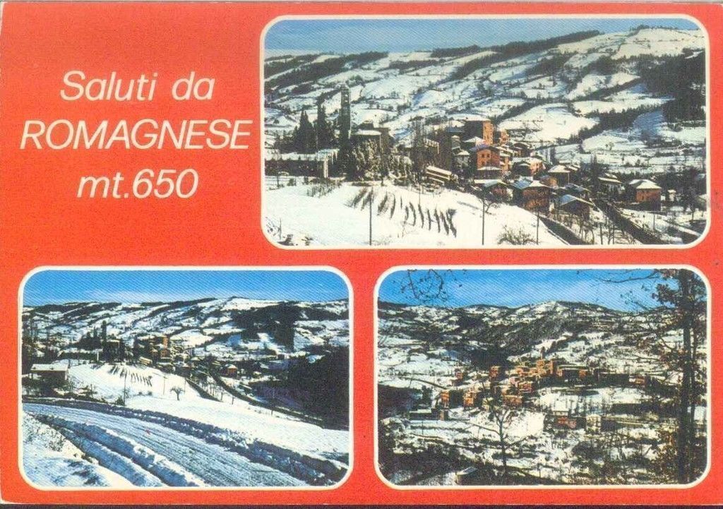 ROMAGNESE - TRE VEDUTINE INVERNALI  NV