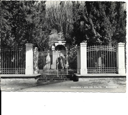 COSENZA - ARA DEI FRATELLI BANDIERA - V1957