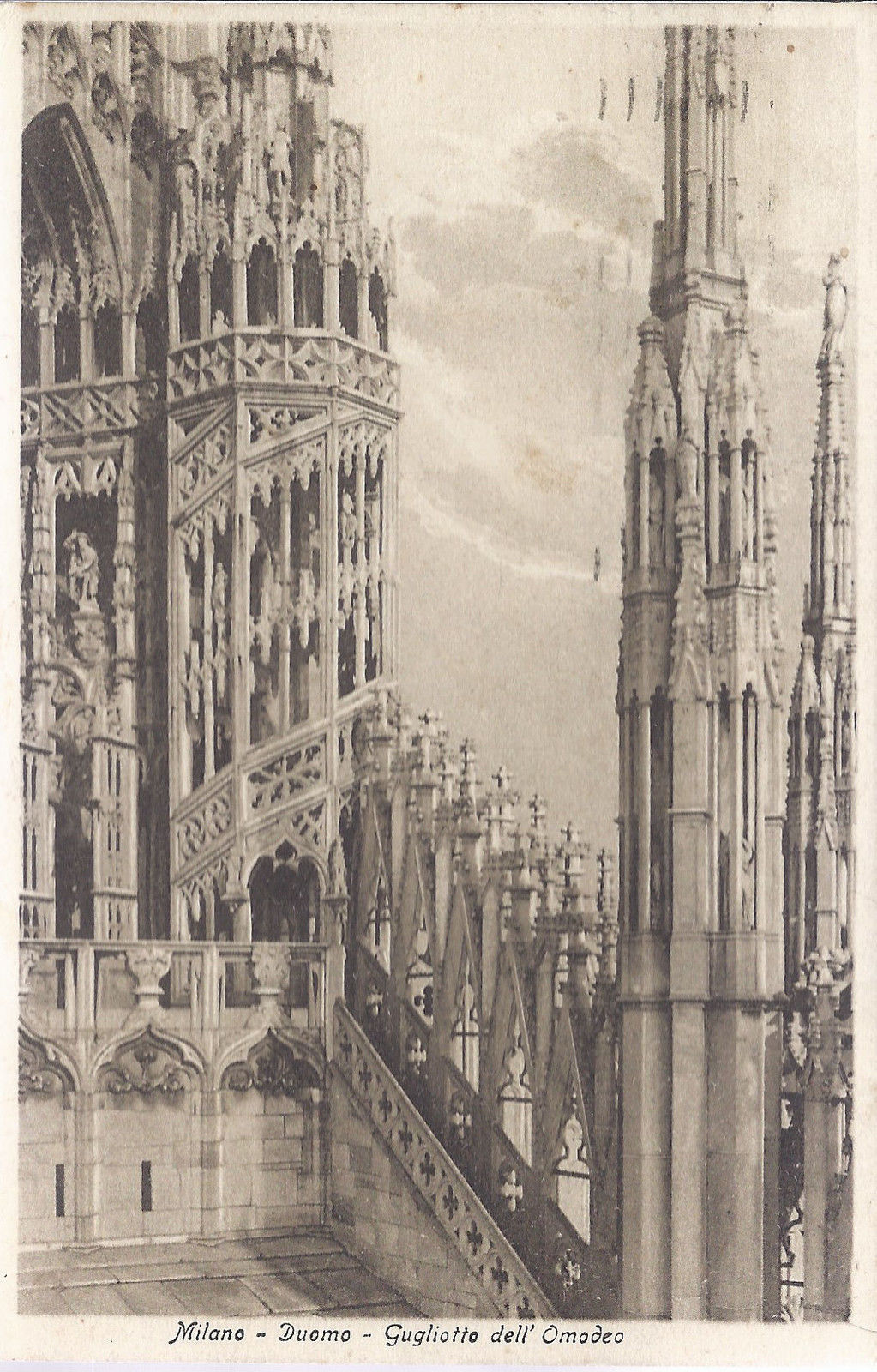 MILANO - DUOMO - GUGLIOTTO DELL'OMODEO - V 1924