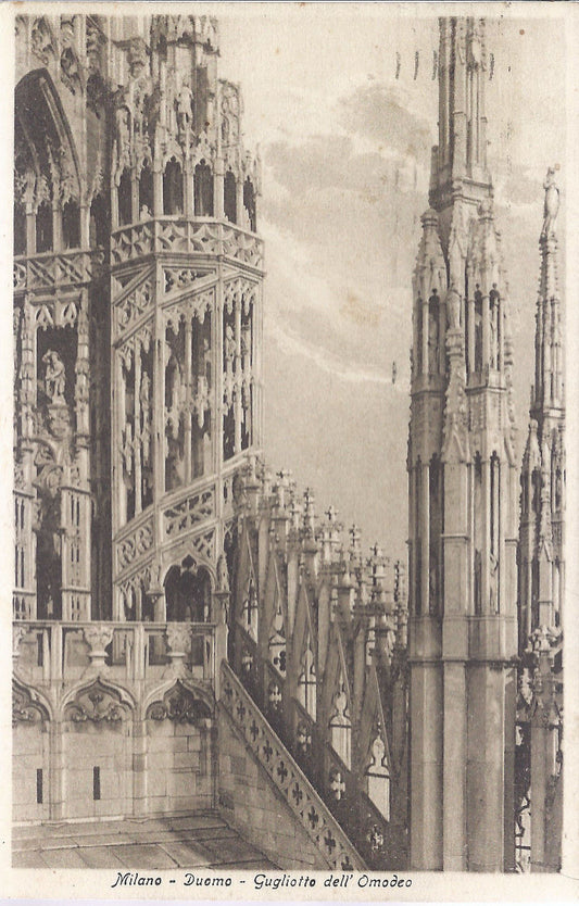 MILANO - DUOMO - GUGLIOTTO DELL'OMODEO - V 1924