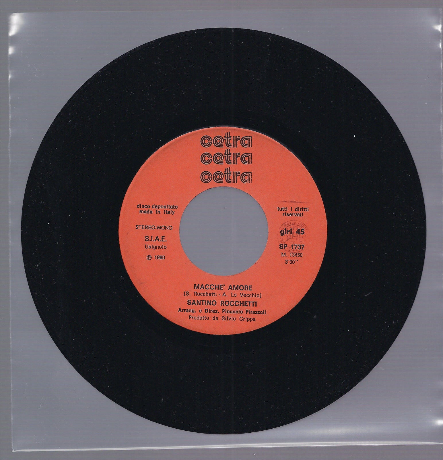 MACCHE' AMORE - SOGNO TE == SANTINO ROCCHETTI