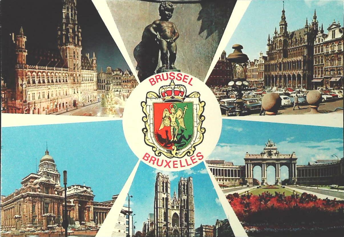 BRUXELLES - BELGIO - SEI VEDUTE -NV